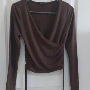 Woman Draw String Blouse